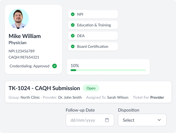 Automated Credentialing Workflow